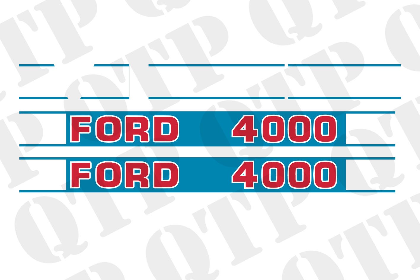 Decal Kit Ford 4000